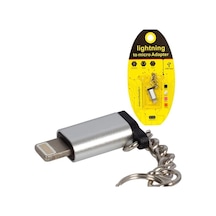 17208 Usb Type-c To Lightning Çevirici Şarj Veri Aktarımı Otg Aparat Beyaz - Çok Renkli