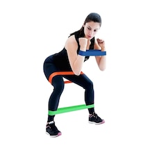 Pilates Direnç Lastiği Seti 5 Adet Çok Renkli