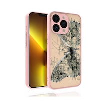 Zore İphone 13 Pro Max Uyumlu Desenli Kamera Korumalı Parlak Ogaa Nora Kılıf-no4