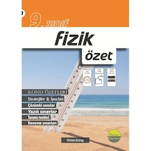 Pano Yayınları 9. Sınıf Fizik Özet Yni