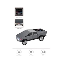 Mepa D68 Cyber Model Araba Tasarımlı Bluetooth Hoparlör 15w Güçlü Ses Rgb Led /tws/usb Gri Najmaddin