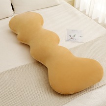 Buz Ipek Yastık Kadın Tarzı Uyku Serin Duygu Erkek Uzun Yastık M-b-6 Ekru