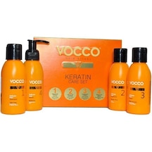 Vocco Tuzsuz Şampuan + Keratin + Saç Kremi + Saç Serumu 4 x 100 ML
