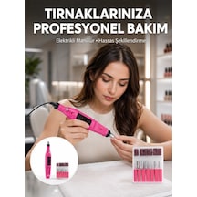 Zenvia Elektrikli Profesyonel Manikür Pedikür Seti Değiştirilebilir Başlık Seçeneği Yeni Nesil Znv2026