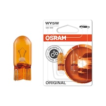 Otomısırlı Osram 12V 5W Dipsiz T10 Turuncu Park Ampulü (2 Adet)
