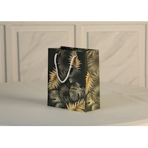 Eczane Hediyelik & Alışveriş Karton Çanta Körüklü Palmiye 20 x 10 x 23.5 CM 25 Adet