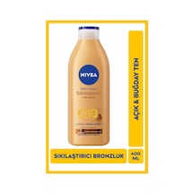 NIVEA Q10 Sıkılaştırıcı Ve Kademeli Bronzlaştırıcı Vücut Losyonu 400 ML