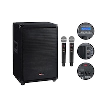 Lastvoice Lps-10ma Mikrofonlu Portatif Ahşap Kabin Hoparlör 10 İnç 600w