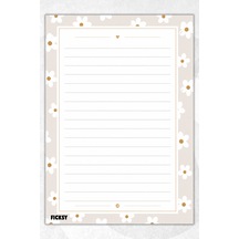 A5 Bloknot Çizgili Defter - 50 Yaprak - Memopad - Notepad - Not Defteri - Not Kağıdı - 3893 Çok Renkli