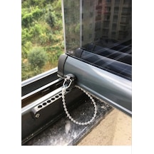 Cam Balkon Stoplama Kanat Tutucu Siyah