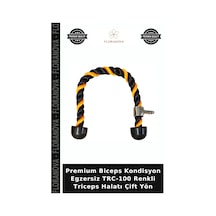 Premium Biceps Kondisyon Egzersiz Trc-100 Renkli Triceps Halatı Çift Yön