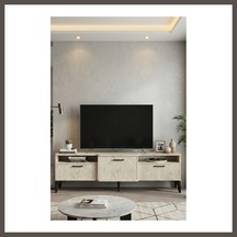 Bezos Mistral Tv Sehpası Suntalam Ekru 160x40 Cm Nxrlvng