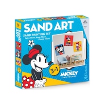 Disney Mikey Minnie And Friends Yetişkin Kum Boyama Aktivite Seti, Sand Art-red Castle Ykl-102