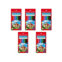 Faber-castell Karton Kutu Boya Kalemi 12 Renk Tam Boy 5 Adet Nocolor-5b7d42a2