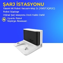 Xiaomi Mi Robot Vacuum-mop 2c Xmstjqr2c Robot Süpürge Şarj İstasyonu Dock Kablo Dahil