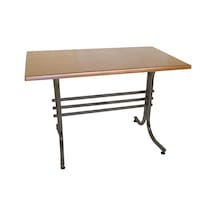 Japon Mutfak Masası 70x120 Cm Esb - Werzalit, Wermodin Ve Allzalit Tabla - Koyu Ahşap Çok Renkli