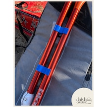 Sup/kano Mavi Kürek Düzenleyici Aparat 2'li Set-kürek Parça Tutucu Klips-paddle Board Taşıma Aksesuarı