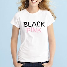Startmore Blackpink Baskılı Unisex Tişört D18 Beyaz