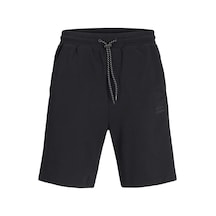 Jack & Jones Jack Jones Beli Lastikli Günlük Erkek Şort 12268452 Siyah