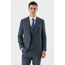 İmza Koyu Lacivert Desenli Kırlangıç Yaka Yelekli 6 Drop Slim Fit Dar Kesim Klasik Takım Elbise 1001240157-koyu Lacivert Koyu Lacivert İmza Koyu Lacivert Desenli Kırlangıç Yaka Yelekli 6 Drop Slim Fit Dar Kesim Klasik Takım Elbise 1001240157-koyu Lacivert Koyu Lacivert