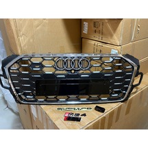 Audi A4 Rs4 Ön Panjur Krom Çerçeve B9,5 2020+ Sonrası Uyumlu
