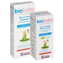 Biobaby Kuru ve Çok Kuru Atopik Ciltler İçin Bebek Saç ve Vücut Şampuanı 300 ML + Krem 100 ML