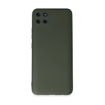 Realme C11 Uyumlu Kılıf Nano İçi Kadife Silikon - Koyu Yeşil