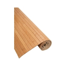 70x45 Cm Kaydırmaz Tabanlı Bambu Banyo Paspası 2li
