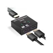 3C Hdmı Switch Splitter, Anahtar, 2 Giriş 1 Çıkış, Ps5, Ps4, Xbox, Tv Kutusu, Tv Stick, Monitör, Pc İle Uyumlu, Çift Yönlü Ab Anahtar,