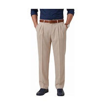 Deep Sea Deepsea Krem Baggy Fit Pileli Kumaş Pantolon Likralı, Beli Lastikli Rahat Kesim Erkek Pantolon 2600920
