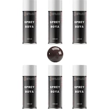 6 Adet Ral 8017 Çikolata Kahverengi Sprey Boya 400 Ml.