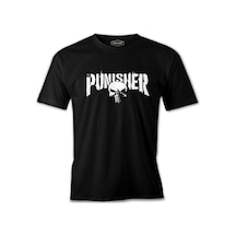 Punisher - Logo Ban Siyah Erkek Tshirt