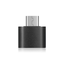 Gplus Apple Uyumlu MacBook Pc Telefon Usb Typec Çevirici Otg Siyah