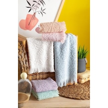 Mulberry Toalla Soft %100 Pamuk 6'lı El&yüz Havlu Seti 30x50 Cm Çok Renkli