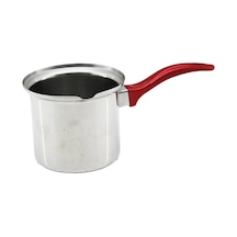 No-7 Çelik Cezve Kırmızı Kulp 4887