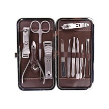 Tırnak Makası Tırnak Bakım Seti Deri Çantalı 12 Parça Set 5060