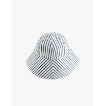 Koton Bucket Şapka Mavi Çizgili 4sak40156aa Mavi Çizgili