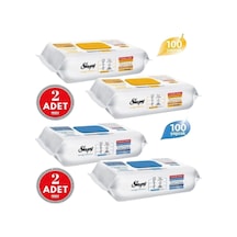Sleepy 2 Adet Arap Sabun Katkılı 100'lü + 2 Adet Çamaşır Suyu Katkılı Temizlik Havlusu 100'lü Diğer