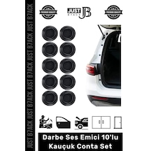 Darbeemici Kaliteli Yapışkanlı Araba Kaput Araç Bagaj Kapısı Darbe Ses Emici 10'lu Kauçuk Conta Set