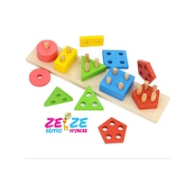 Montessori Ahşap Oyuncak 5 Li Set