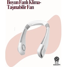 Kanatsız Boyun Tipi Fan Giyilebilir Serinletici, Düşük Sesli, Hafif Abs Gövde, Usb Şarj Edilebilir