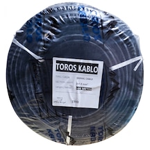 Toros Kablo Ttr 3 X 1.5mm Cca Kablo H05 W-f Siyah 100 Metre