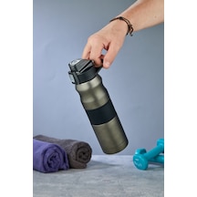 Cooker 700 Ml Paslanmaz Çelik Matara Termos Yk1204 Siyah