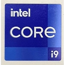 OEM intel CORE i9 11.ci ve 12.ci Nesil Sticker Etiket D90