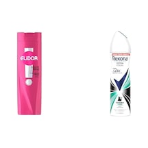 Saç Bakım Şampuanı Güçlü Ve Parlak 400 Ml + Rexona Kadın Sprey Deodorant Invisible Fresh Deep 150 Ml