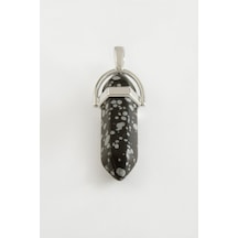 Obsidyen - 815 - Point Kolye - Nazblsmm - Ucu Siyah