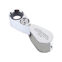 Kontrol Için Özel Kutulu Metal Işıklı Lup 40x25 6f7bd