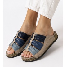 N Napa Shoe Np.307.lacivert Deri Terlik