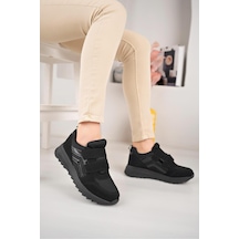 Mcdark Kadın Siyah Cırtlı Sneaker Ayakkabı