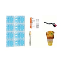 Shilibao High Prime Collagen Ampul Mist 50 ML + Altın Kolajen Serum 15 ML + Dermaroller + Peeling + Steril Pouch 20'li